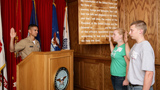 National Guard Recruits Swear In