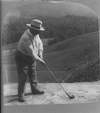 William H. Taft on the golf links