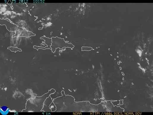 Puerto Rico infrared image