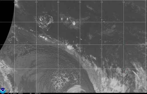 American Samoa infrared image