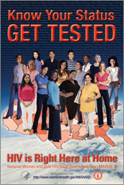 thumbnail of National Women and Girls HIV/AIDS Awareness Day poster in English
