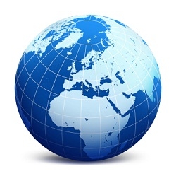 Graphic of globe