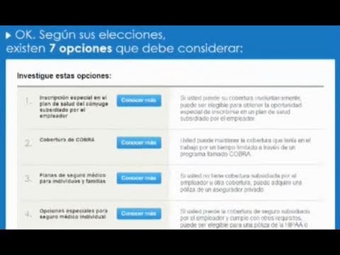 Imagen: Use el buscador del seguro médico para expolorar las opciones de cobertura y precios. Mire un video en idioma español para conocer más.