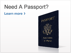 Need A Passport? Learn more >. Image of passport.