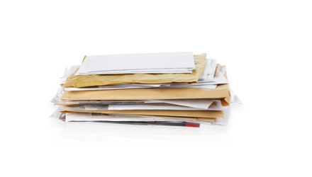 Image of a pile of envelopes