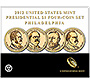 2012 PRESIDENTIAL $1 FOUR-COIN SET - P