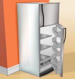 ENERGY STAR<sup>&reg;</sup> Refrigerators Are Cool! ENERGY STAR-qualified refrigerators are 20% more energy efficient than non-qualified models. Models with top-mounted freezers use 10-25% less energy than side-by-side or bottom-mount units.