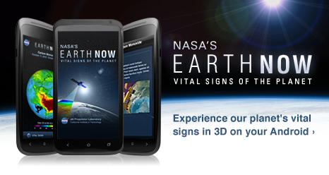 NASA's Earth Now ad for the Android