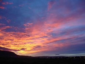 Kayenta evening sky