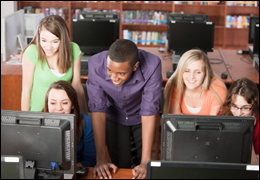 Students at Computers