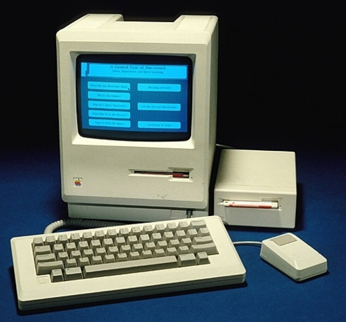 Image description: In January 1984, Apple Inc. introduced a graphic user interface to its new computers. The idea had originated at Xerox&#8217;s Palo Alto Research Center in the 1970s, but Xerox was slow to commercialize it. Apple proved far more successful when it introduced the Macintosh with a splashy television advertisement during Super Bowl XVIII. The original price was around $2,500.
Learn more about Apple&#8217;s &#8220;Classic&#8221; Macintosh computer.
Photo from the National Museum of American History