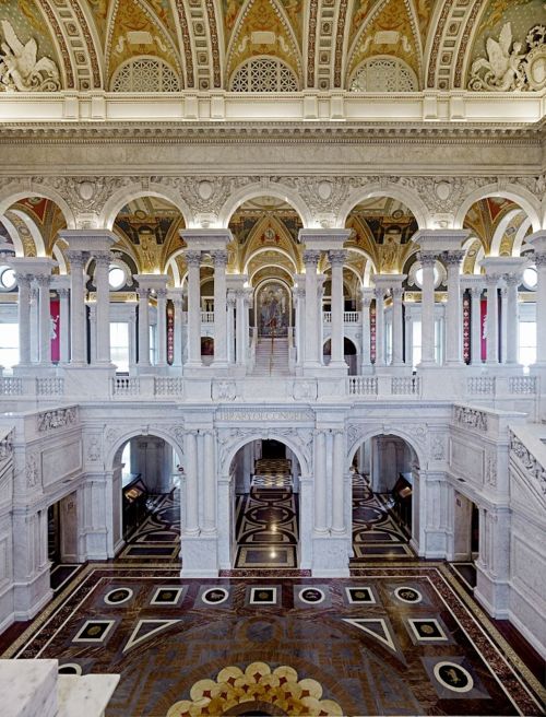 Image description: It&#8217;s National Library Week. This photo is of the Great Hall in the Jefferson Building at the Library of Congress.
Your local public library may not be as grand as the Library of Congress, but you can still find great books and other resources for your family. Find a public library near you.
Photo from the Library of Congress