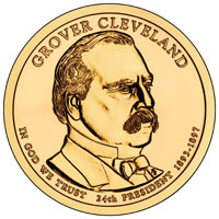 Presidential $1 Coin - Grover Cleveland - obverse image