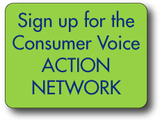 Sign up for the Consumer Voice Action Network