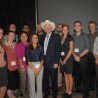 Secretary Salazar on Sept. 13 joins students at the University of Colorado at Boulder for a group photo. 