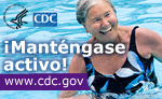 Afiche: Manténgase activo, visite www.cdc.gov