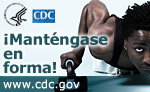 Afiche: Manténgase en forma, visite www.cdc.gov