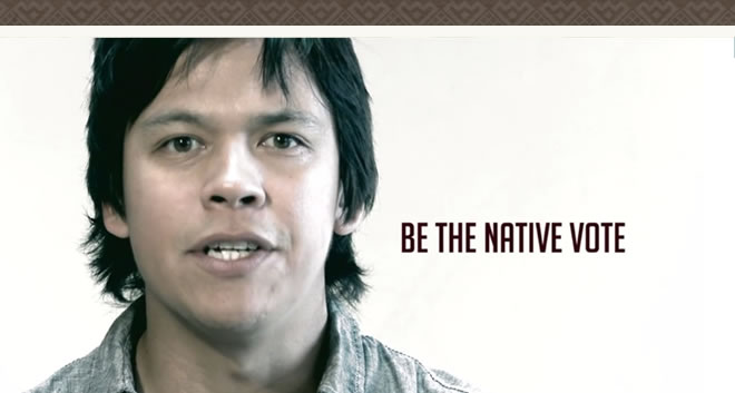 Native Vote Video Featuring Twilight Actor Chaske Spencer 