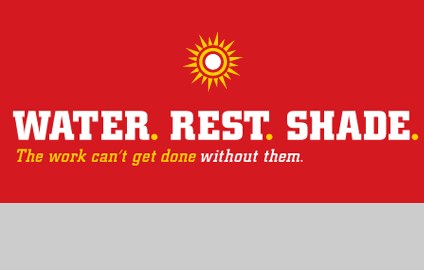 Water. Rest. Shade.