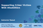 Supporting Crime Victims With Disabilities Curriculum
