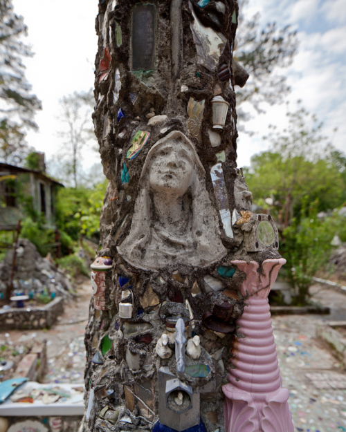 Image description: Paradise Gardens in Pennville, Georgia, is a visionary-art environment that contains several hundred pieces of art created by artist Howard Finster (1915-2001) during his residency there between 1961 and 1991. It is now part of the National Park Service&#8217;s National Register of Historic Places.
Learn more about Paradise Gardens.
Photo from the National Register of Historic Places