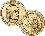 Presidential $1 Coin: John Tyler.