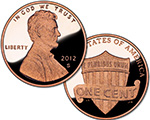 Lincoln One-Cent Proof Coin