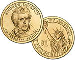 Presidential $1 Coin: Jackson Obverse