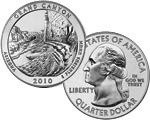 Grand Canyon National Park Quarter Obverse and Reverse