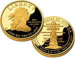 Jefferson Liberty First Spouse Gold Proof Coin