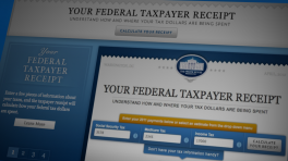 President Obama on the Federal Taxpayer Receipt