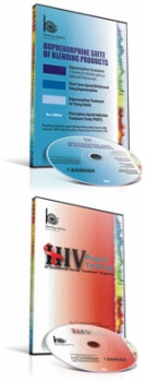 Covers of Buprenorphine and HIV Testing products