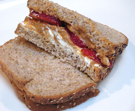 Peanut Butter Berry-Which, sandwich