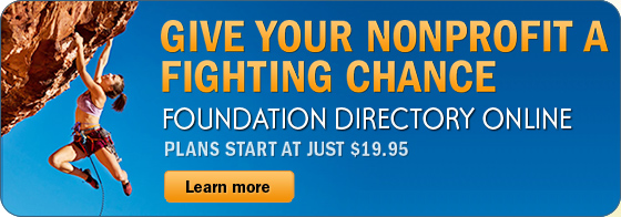 Give Your Nonprofit a Fighting Chance. Foundation Directory Online. Plans start at just $19.95