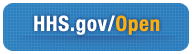 HHS.gov/Open badge