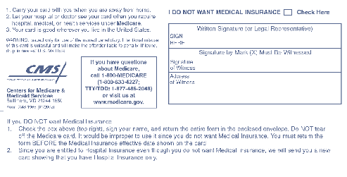 Link to Medicare Card Back View Image