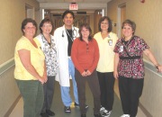 PACT team of clerks, nurses and physician at OGJVAMC.