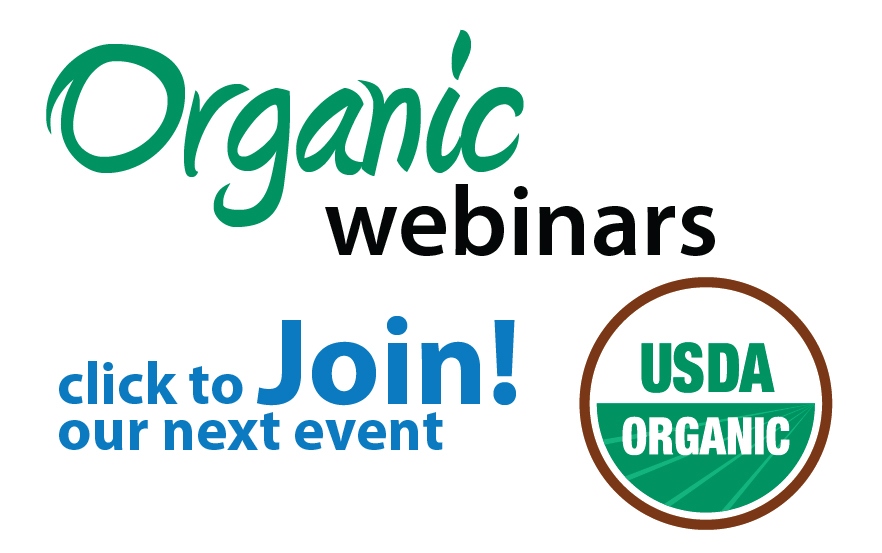 Join our next Organic Webinar