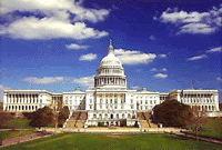 View of the west front of the Capitol.