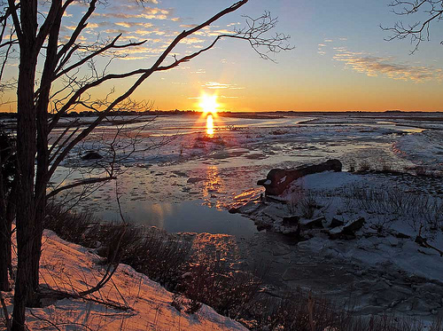 Sunrise at Parker River National Wildlife Refuge, MA by the U.S. Fish and Wildlife Service.


Good morning!