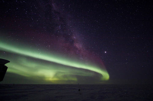 Aurora Australis at the South Pole by National Science Foundation