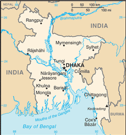 Map of Bangladesh