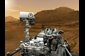 Artist concept of Mars rover Curiosity.