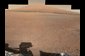 A color panorama showing a 360-degree view of the landing site of NASA's Curiosity rover.