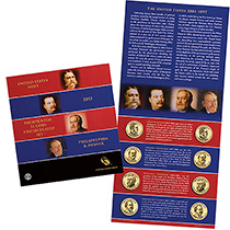 2012 PRES $1 COIN UNC SET