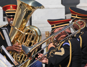 The U.S. Army Band performed at the 2012 Congressional Remembrance Ceremony marking the eleventh anniversary of September 11, 2001.