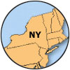 Map of New York