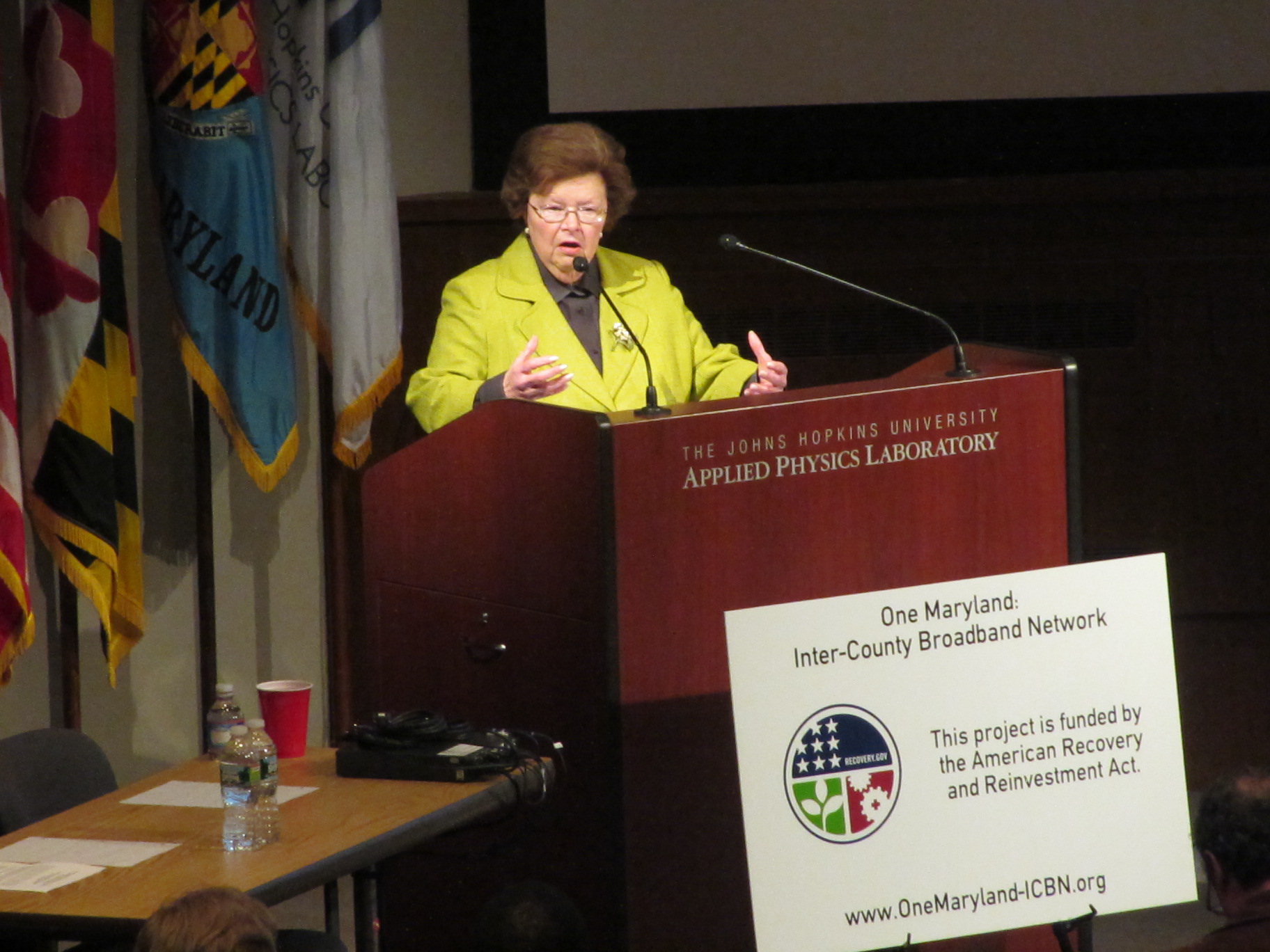 Mikulski Continues Broadband Jobs Tour in Howard County