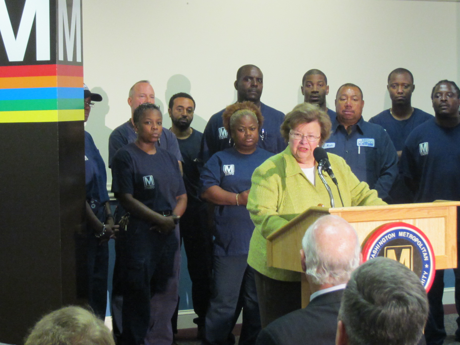 Mikulski Announces First-Ever Federal Safety Standards for Metro