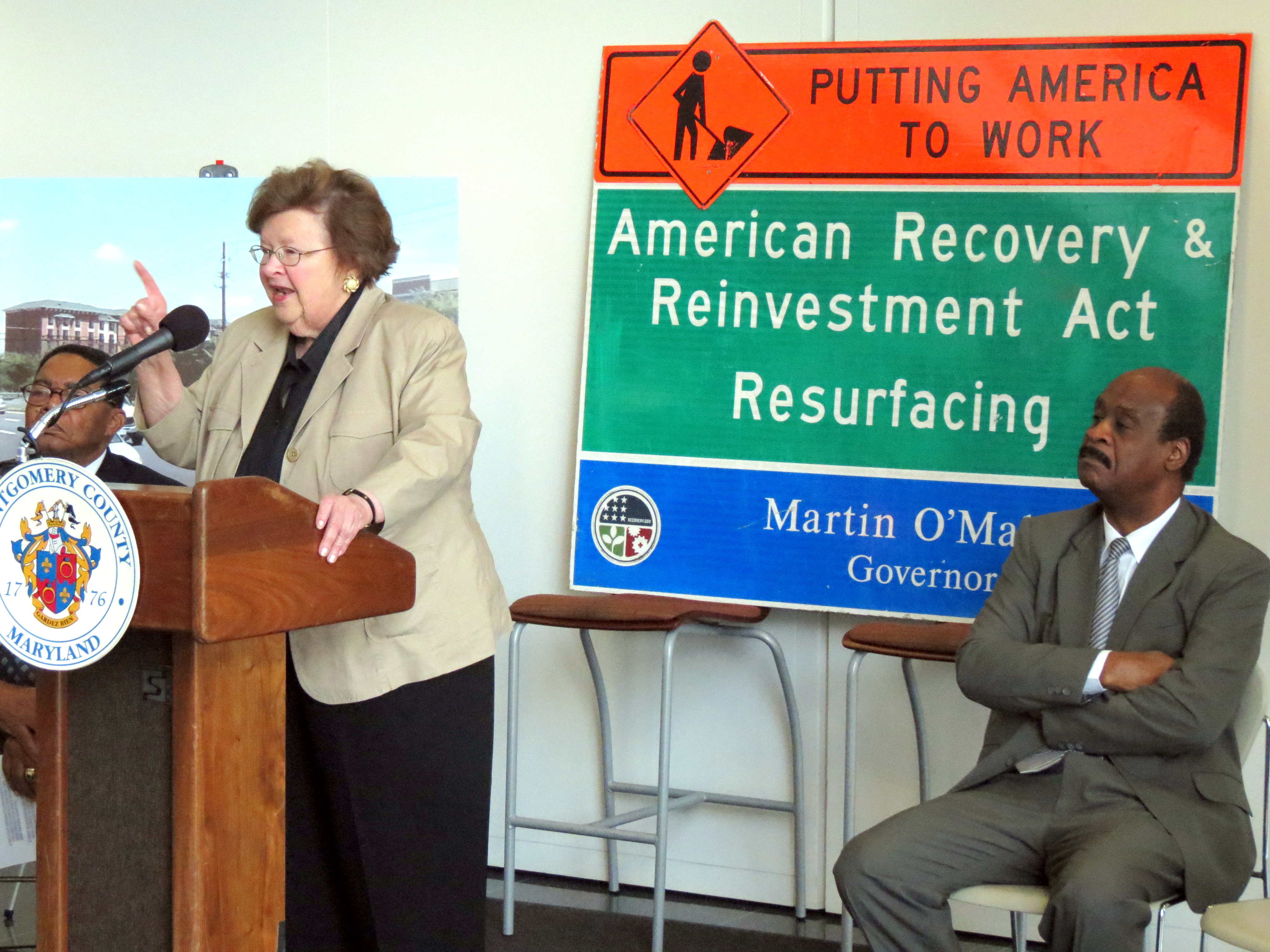 Mikulski Marks Completion of Transportation Projects